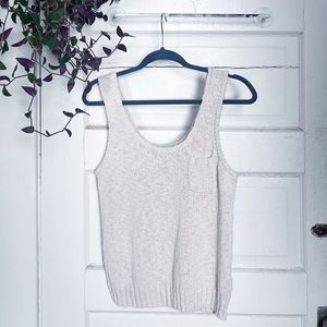 Knitted J Crew Tank Top - S